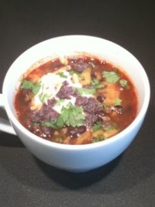 black bean soup