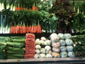 veggies in a store produce