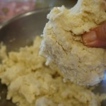 Mixing pie crust