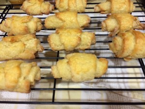 Gluten-free dairy-free croissants