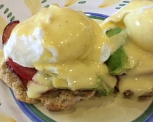 Eggs Benedict on Gluten-Free English Muffin