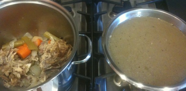 easy chicken broth