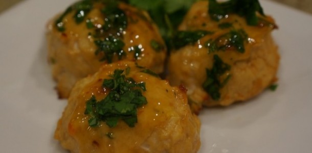 Asian chicken meatball